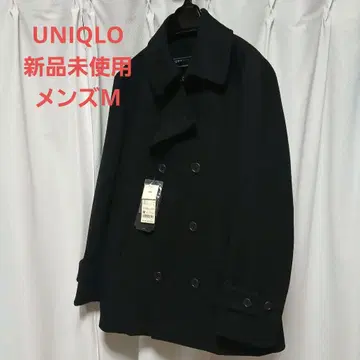 유니클로 블랙 울 코트