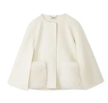 [택 포함 새상품] CELFORD 셀포드 퍼 포켓 케이프 자켓