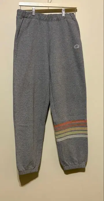 patagonia 스웨트 팬츠 S 그레이 스트라이프