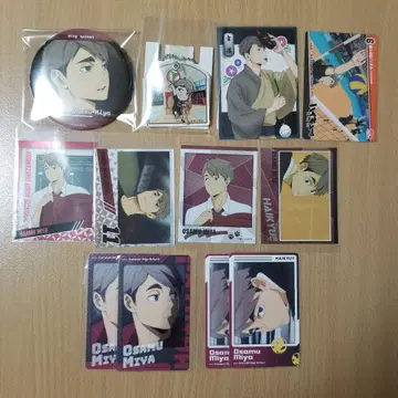 하이큐 미야 오사무 캔뱃지 특전 사진풍 메탈 스티커 스냅마이드