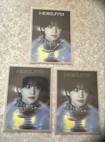 요시노 북토 시크릿. 노멀 포토 카드 3점 익명 배송