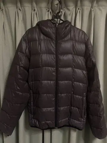 CAMP7 다크 브라운 다운 자켓 M 워셔블