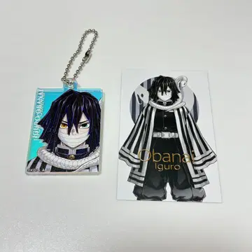 귀멸의 칼날 기둥전 컬렉션 사진 오로라 아크릴 참 이구로 오바나이