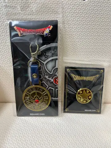 미개봉 새상품! 드래곤 퀘스트 로토의 표식 & 작은 메달 키링