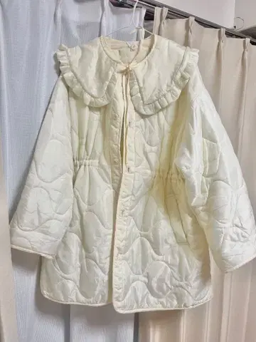 FREAK'S STORE 퀼팅 자켓 프릴 코트