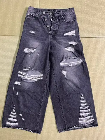 MAISON SPECIAL 2WAY 하이 데미지 데님 팬츠 사이즈 38