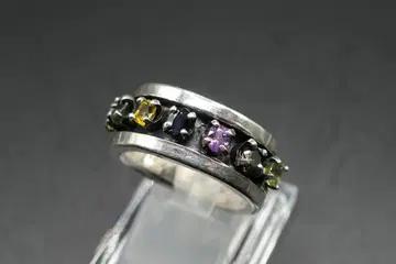 새상품급 18호 빅핸드 스톤 반지