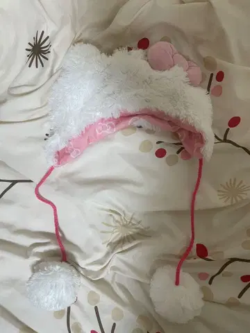 USJ 키티 복슬복슬 모자 팬캡