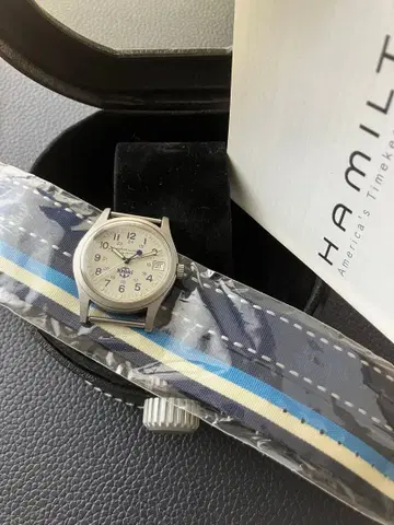 해밀턴 손목시계 카키 9797 닻 마크 쿼츠