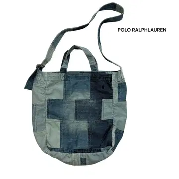 [ 새상품급 ] 폴로 랄프로렌 데님 패치워크 토트백