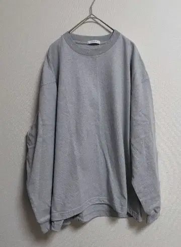 저널 스탠다드 셔링 롱 슬리브 T셔츠 그레이