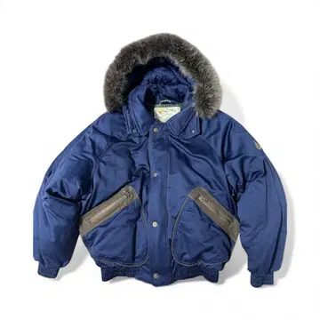 네이비 MA-1 퍼 자켓