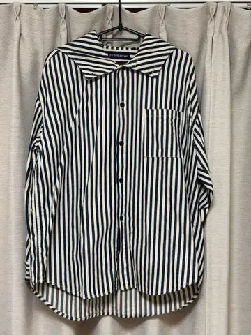 TIGRE BROCANTE 후드 부착 스트라이프 셔츠