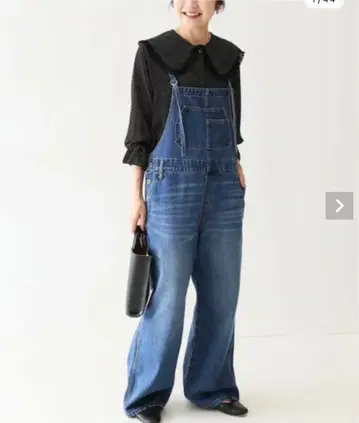 슬로브 이에나 리 데님 살로펫 오버롤 38