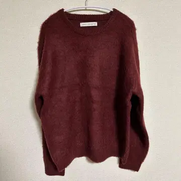 포근포근 버건디 니트 스웨터