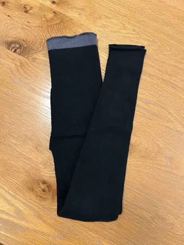 homspun 면 코마 기모 레깅스 블랙