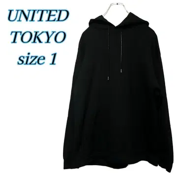 UNITED TOKYO 하드 쭈리 풀 후드티 블랙 1