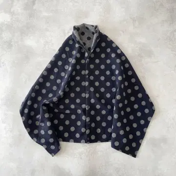 Engineered Garments 버튼 숄 도트 울