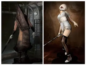 사일런트 힐 2 레드 피라미드 싱 & 버블 헤드 간호사 2종 세트