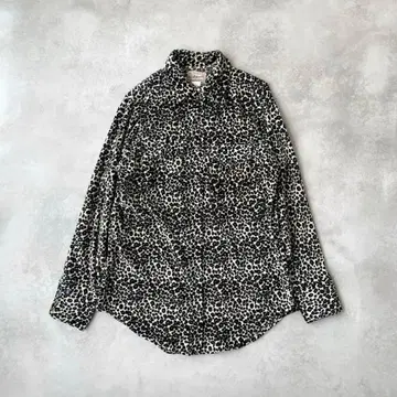 Rockmount 레오파드 벨루어 셔츠 웨스턴 레오파드 무늬 USA 제
