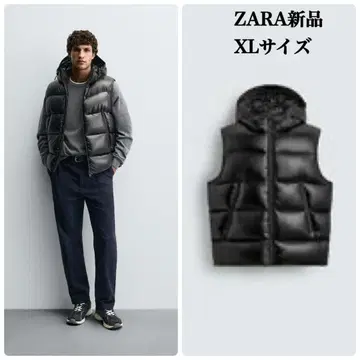 ZARA 100% 페더 다운 베스트 XL 사이즈 택 포함 새상품