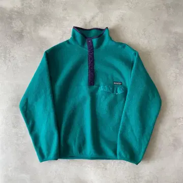 90s 파타고니아 신틸라 스냅 T USA 그린 퍼플 L