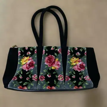 FEILER 로즈 패턴 중형 백