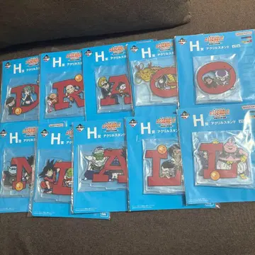 제일복권 드래곤볼 아크릴 스탠드 묶음 판매 컴프 세트 10종