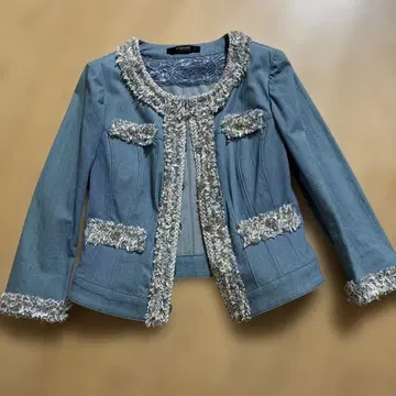 COTOO 노카라 데님 자켓