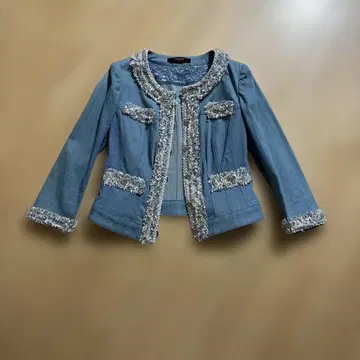 COTOO 노카라 데님 자켓