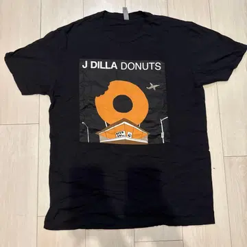 J DILLA DONUTS 티셔츠 블랙 L 사이즈
