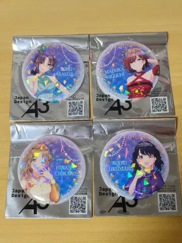 샤니마스 노크틸 보석 인어공주 캔뱃지 세트