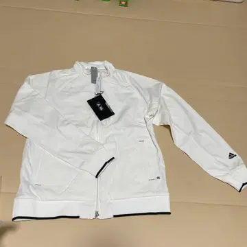 테일러메이드 골프 adidas 화이트 자켓 풀 집업 실프 XO