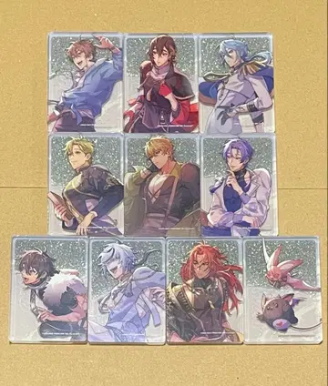 NU:카니발 대만 한정판 유주 아크릴 블록 전종 세트 올리빈 쿠야 외