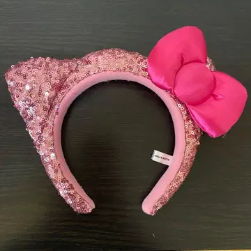 USJ 키티 스팽글 머리띠