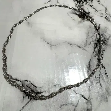 저스틴 데이비스 크로스 체인 목걸이 약 50cm