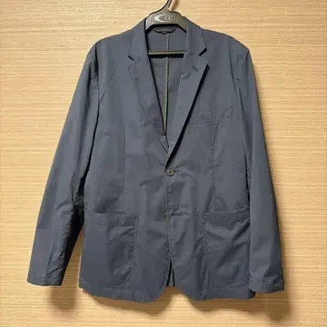 무인양품 네이비 스트레치 테일러드 자켓