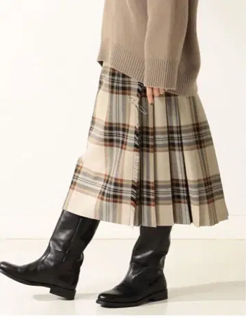 오닐 오브 더블린 울 100 체크 스커트 12