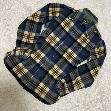 VAN JACKET 격자 무늬 울 자켓 M