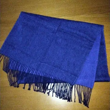 INTERMODE 캐시미어 100% 머플러 스톨 퍼플 리버서블