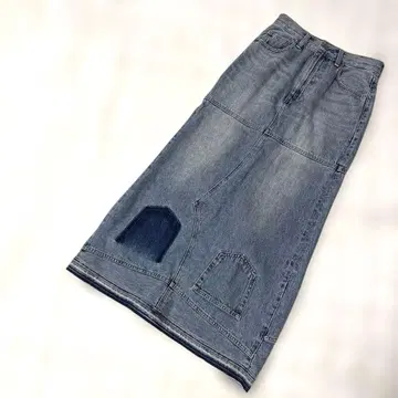 moussy UPSIDE DOWN REMAKE 데님 스커트