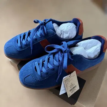 niko and - 오리지널 페이크 스웨이드 콤비 스니커즈 블루