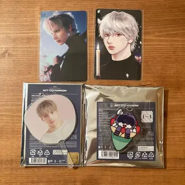 txt act tomorrow 휴닝카이 트레이딩 카드 미니 피켓 배지