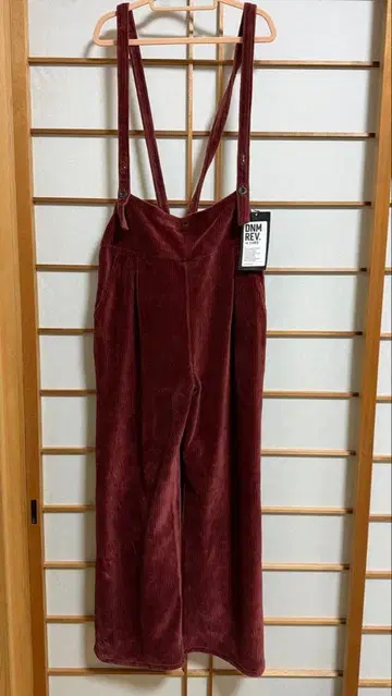 버건디 코듀로이 살로펫 M EDWIN