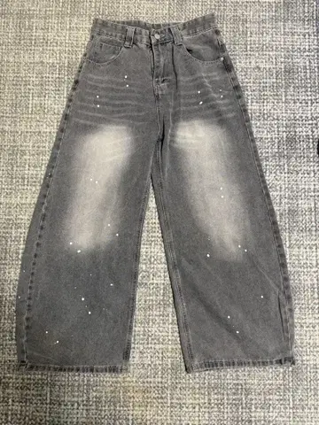 그레이 페인트 데님