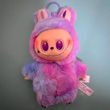 라부부 토끼 후드 부착 봉제 인형