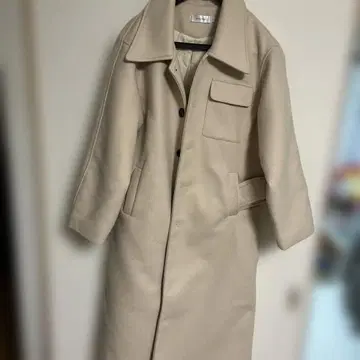 롱 코트 베이지