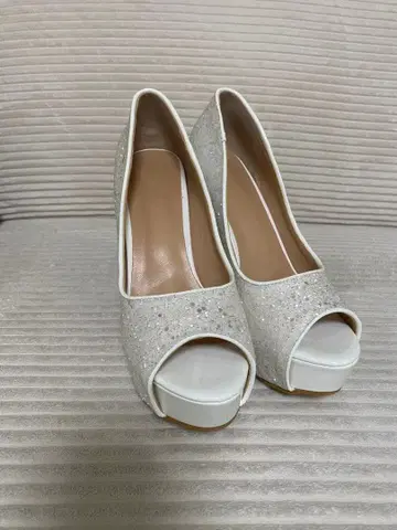 오픈토 하이힐 글리터