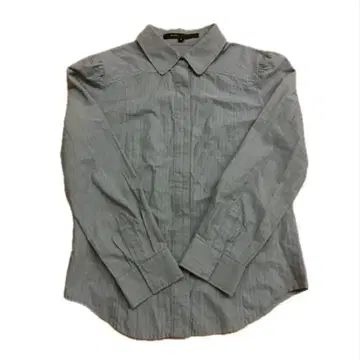 MARC JACOBS 스트라이프 퍼프 슬리브 긴팔 셔츠 M