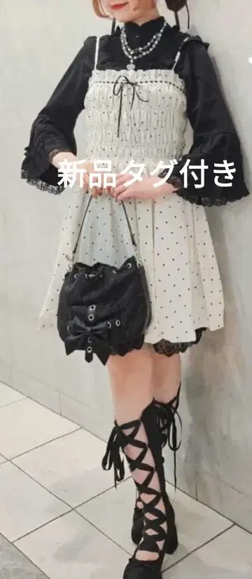 택 포함 새상품 axefemme 복조리 숄더백